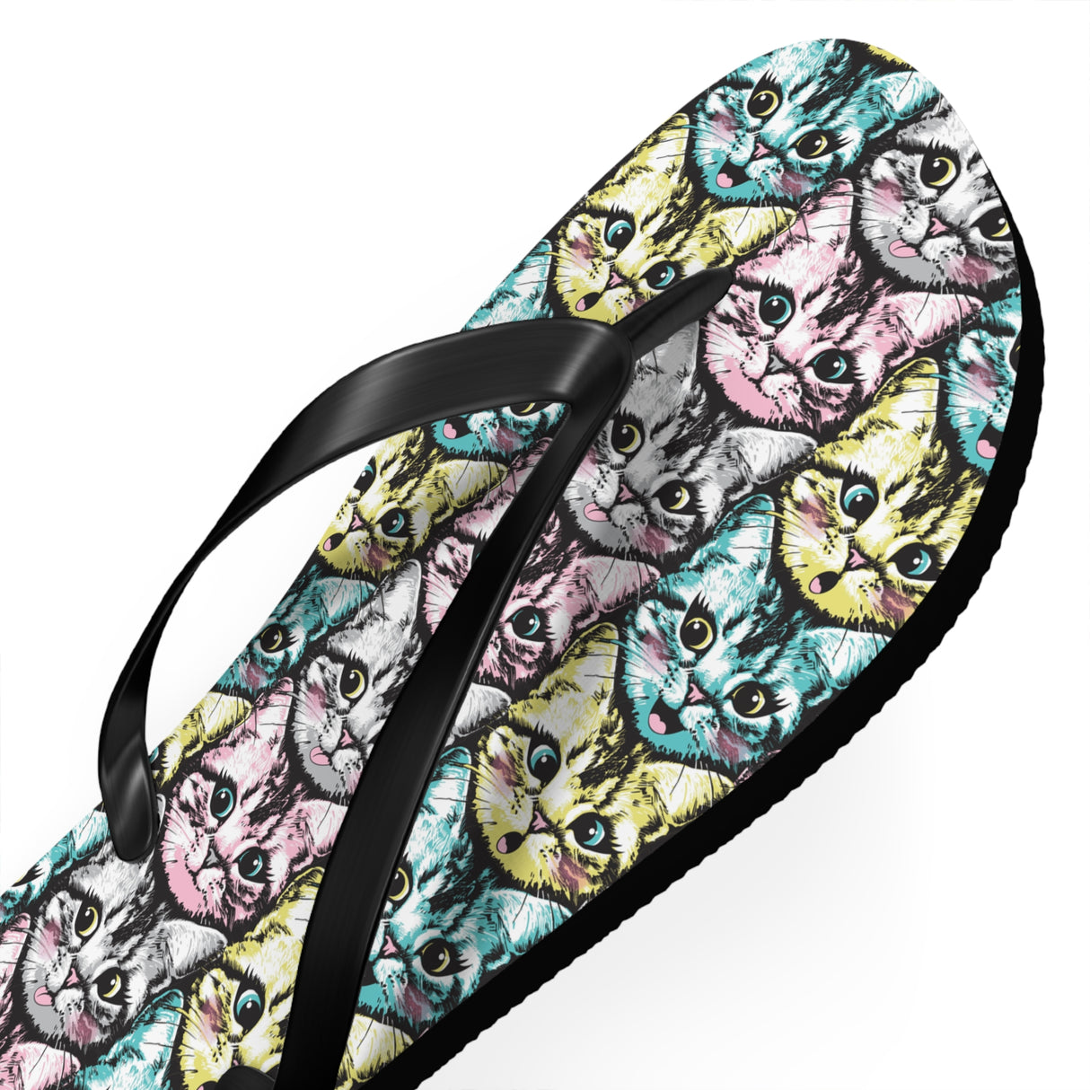 Cute Kitten Flip Flops