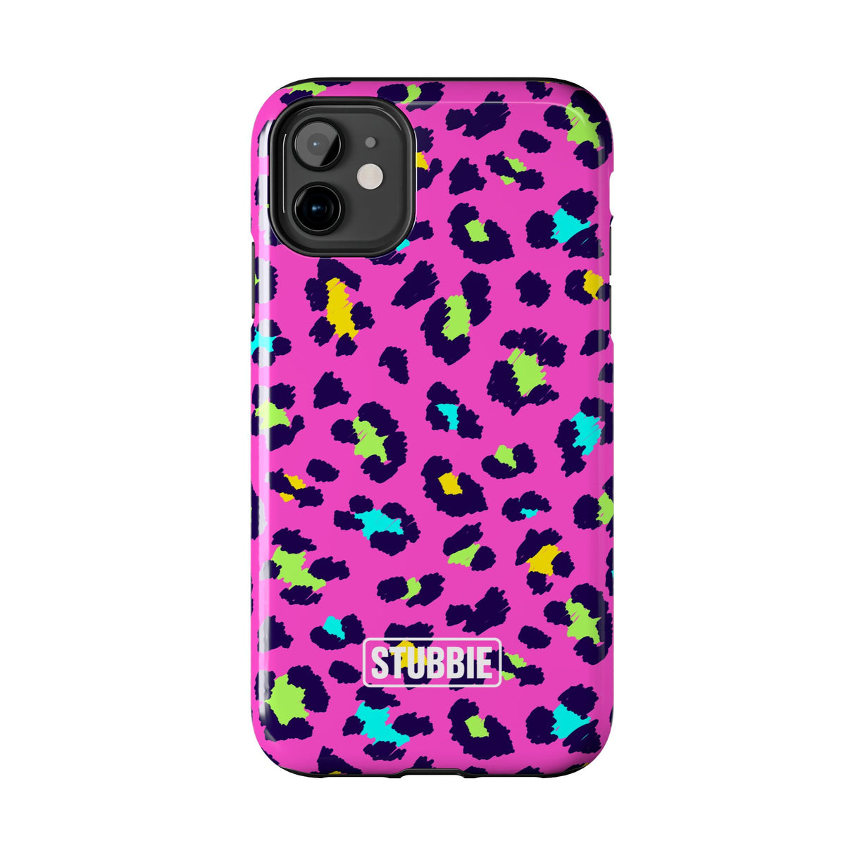 STUBBIE Phone Case for Apple iPhone - Disco Leopard Stubbie