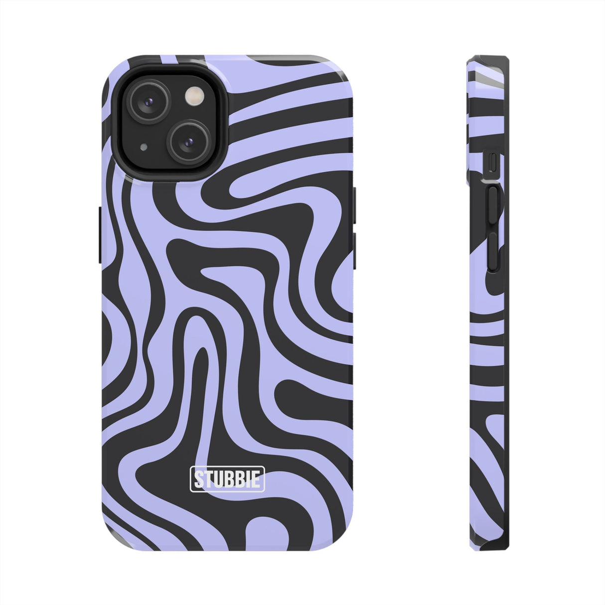 STUBBIE Phone Case for Apple iPhone - Crazy Zebra Stubbie