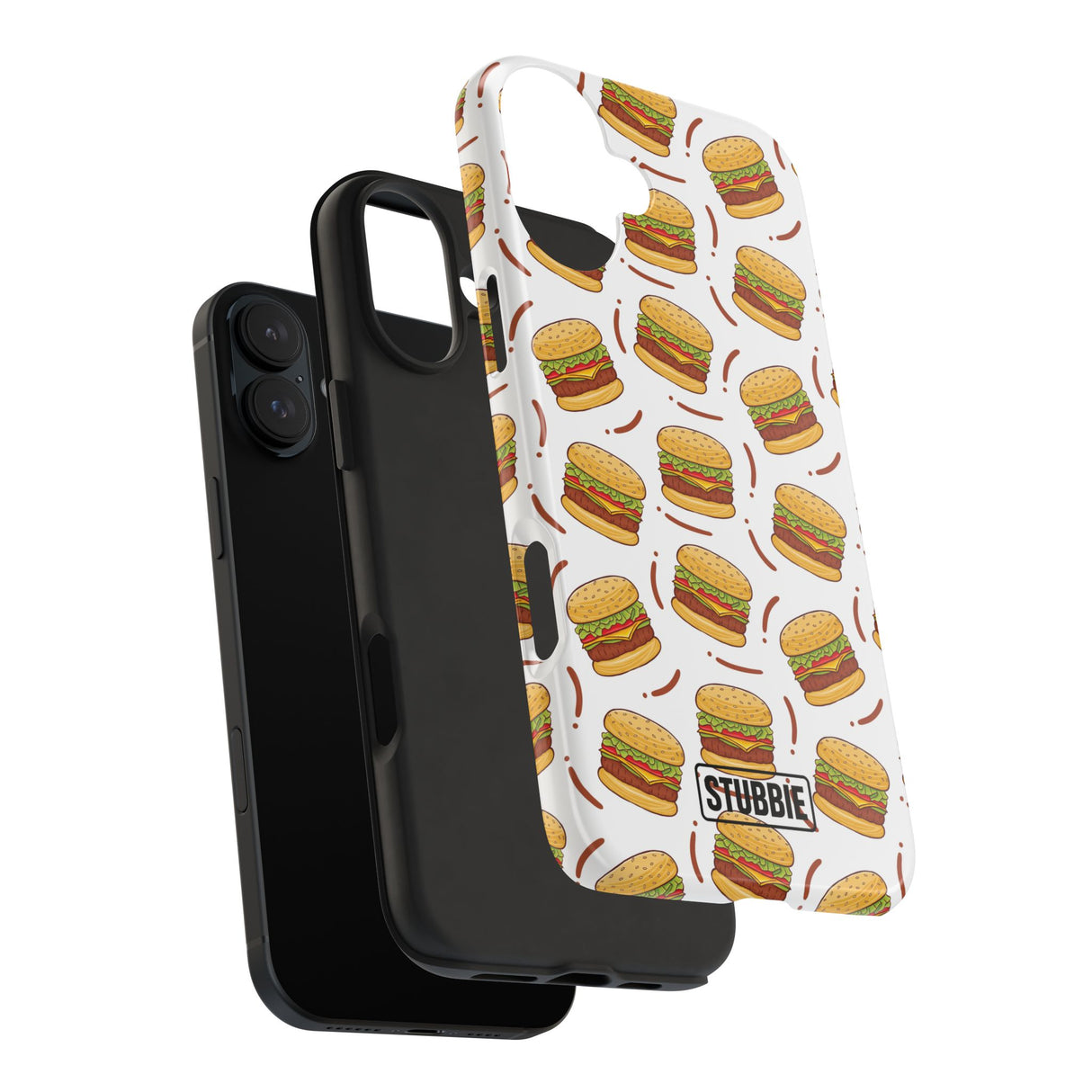 STUBBIE Phone Case for Apple iPhone - Burger Stubbie