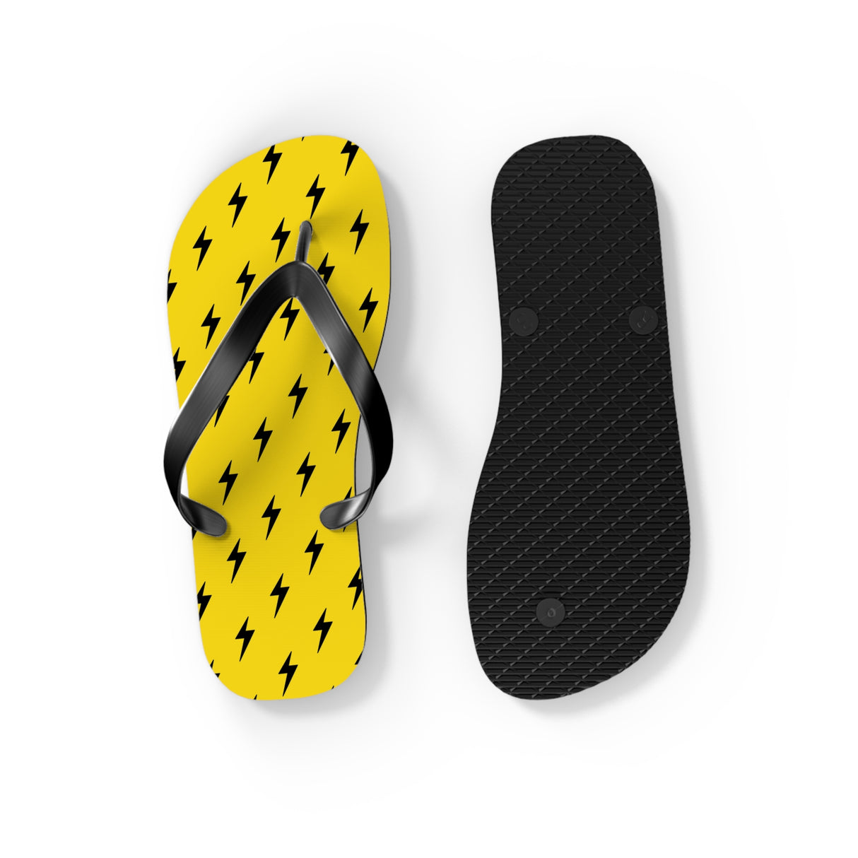 Lightning Bolt Flip Flops