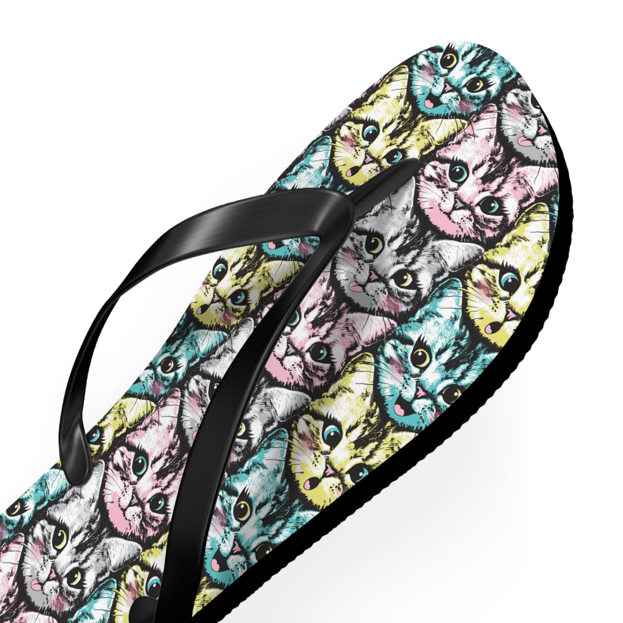 Cute Kitten Flip Flops