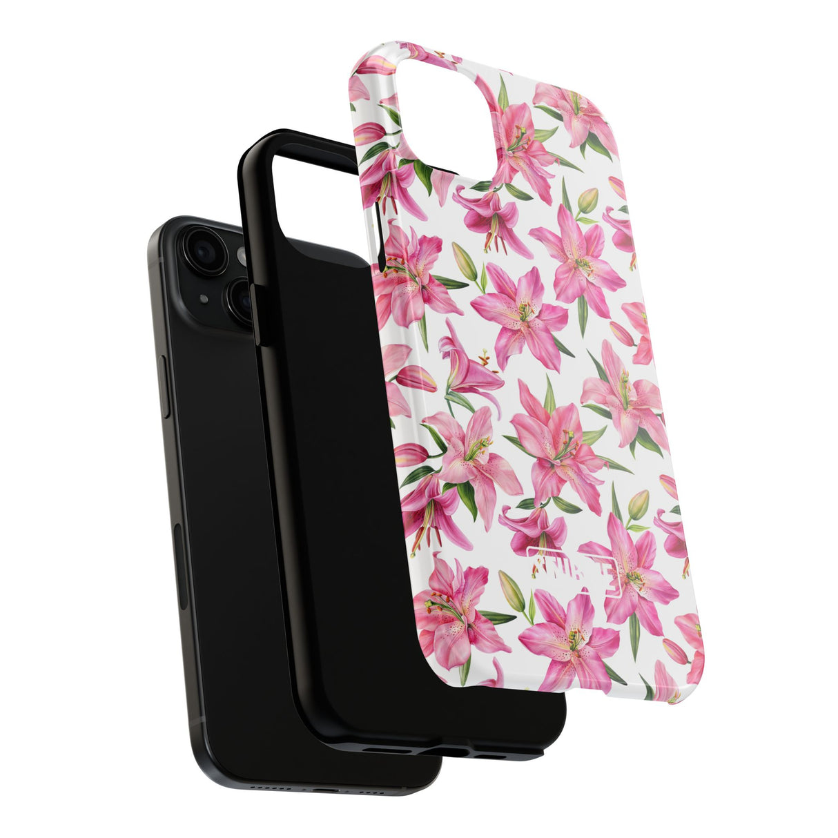 STUBBIE Phone Case for Apple iPhone - Pink Lily Flower Phone Case