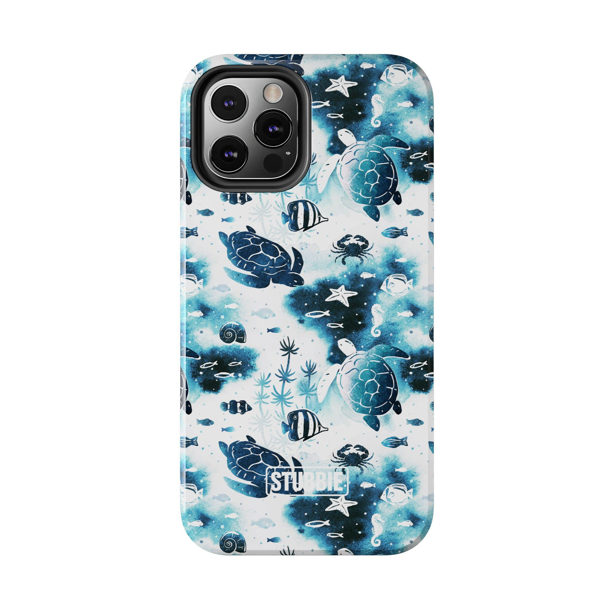 STUBBIE Phone Case for Apple iPhone - Fish And Turtle Phone Case