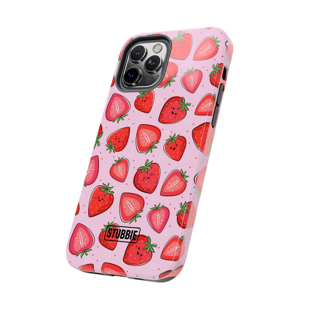 STUBBIE Phone Case for Apple iPhone - Smile Strawberry Phone Case