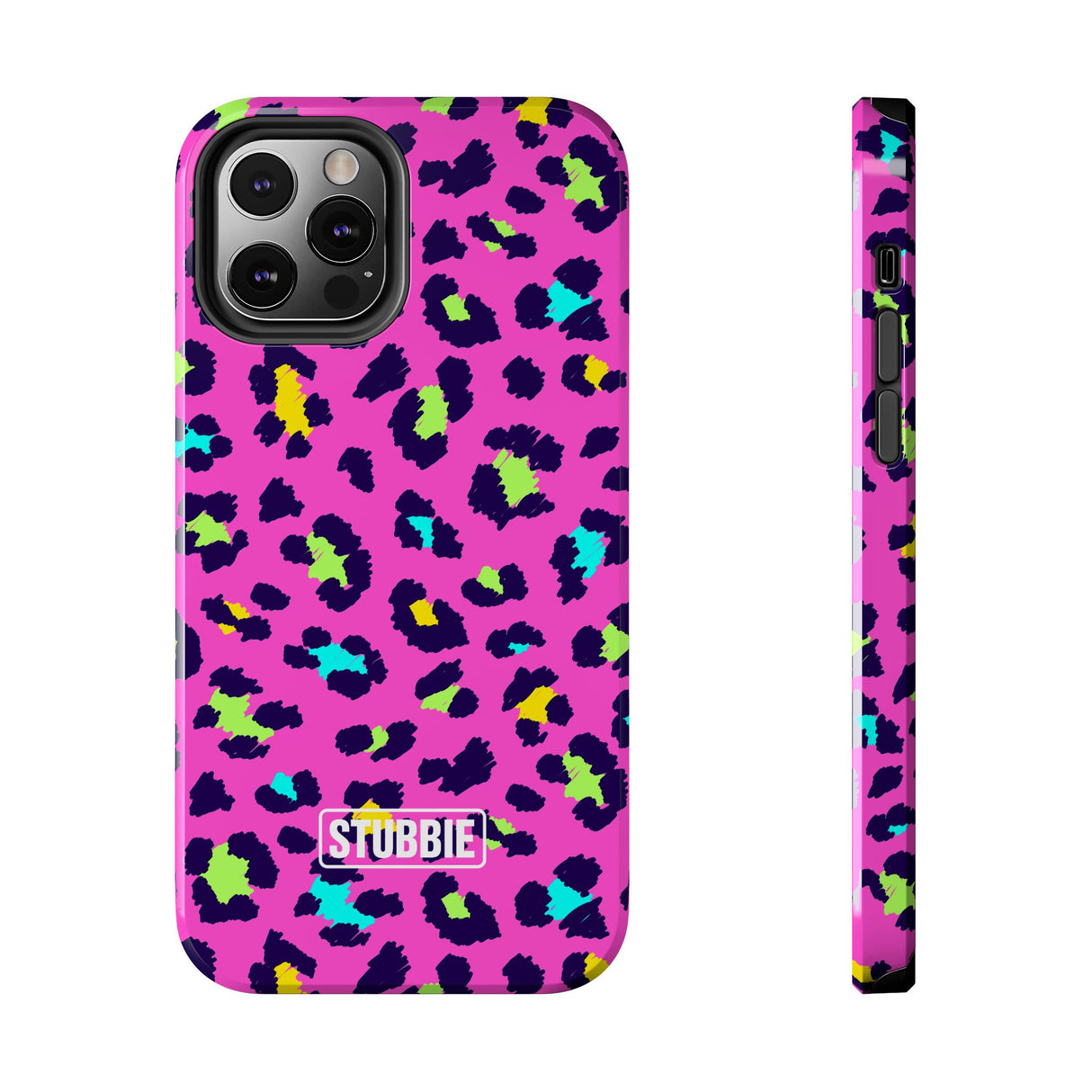 STUBBIE Phone Case for Apple iPhone - Disco Leopard Stubbie