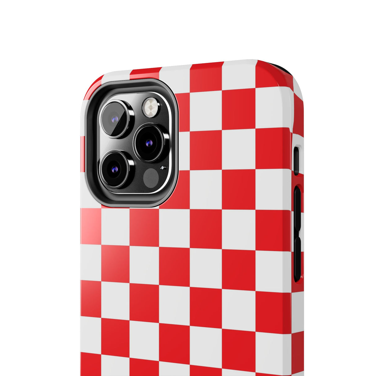 STUBBIE Phone Case for Apple iPhone - Red Checkered Phone Case