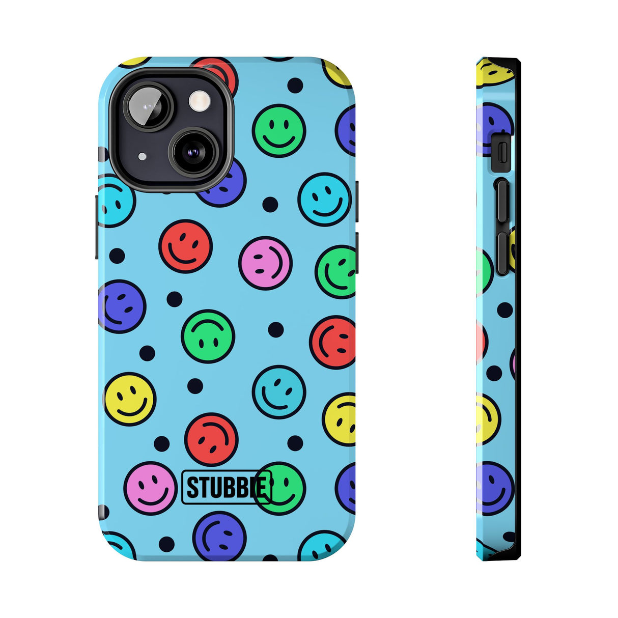 STUBBIE Phone Case for Apple iPhone - Smiley Face Phone Case