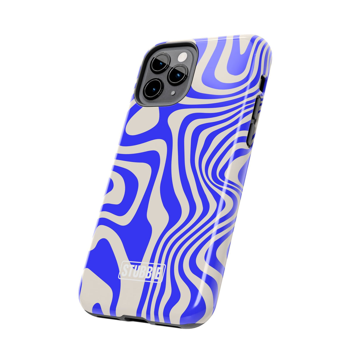 STUBBIE Phone Case for Apple iPhone - Crazy Blue Phone Case