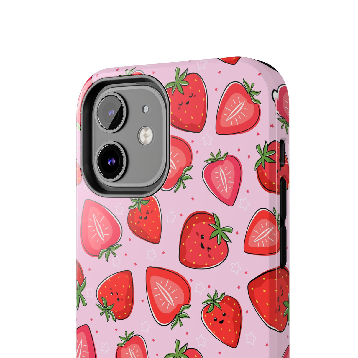 STUBBIE Phone Case for Apple iPhone - Smile Strawberry Phone Case