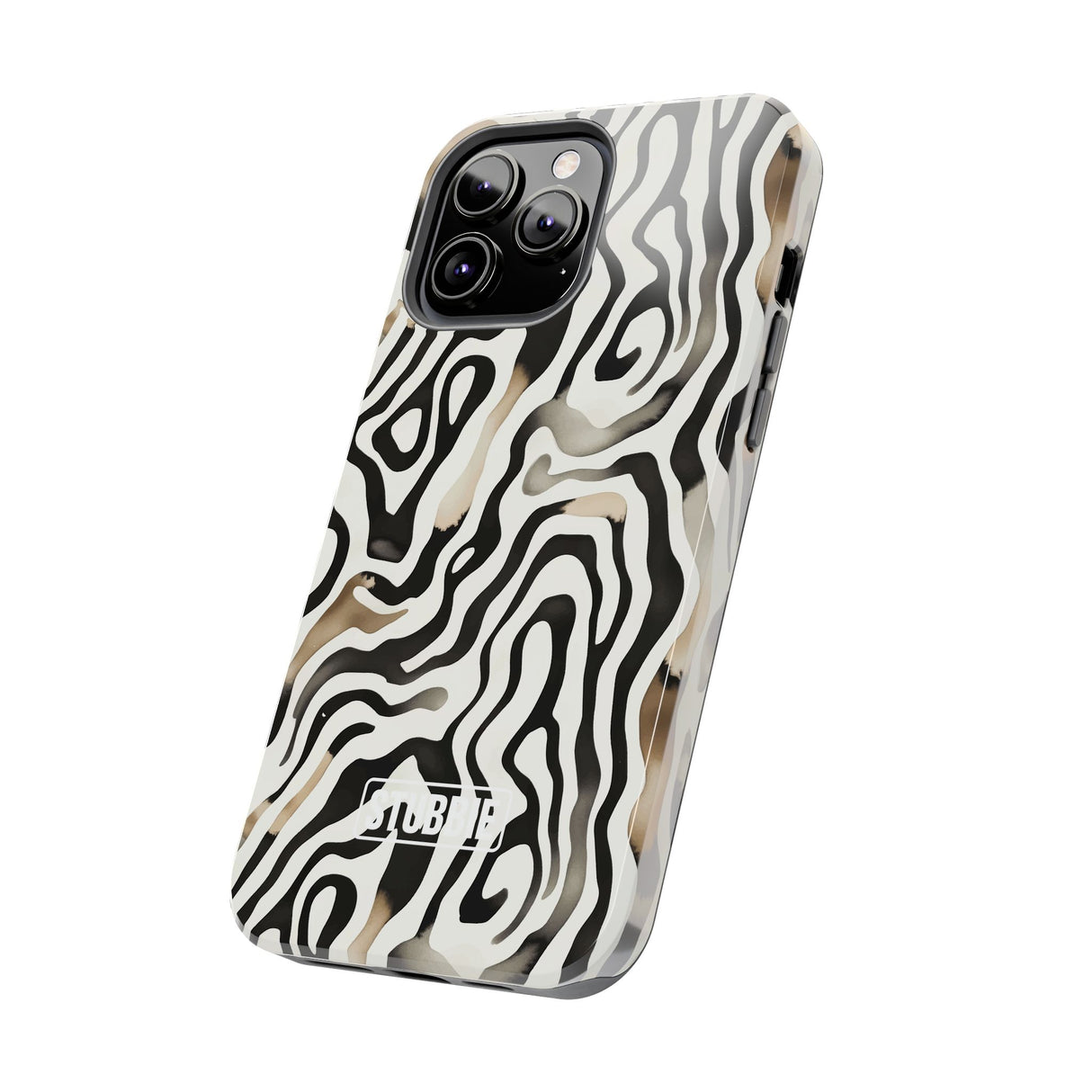 STUBBIE Phone Case for Apple iPhone - Weird Zebra Stubbie