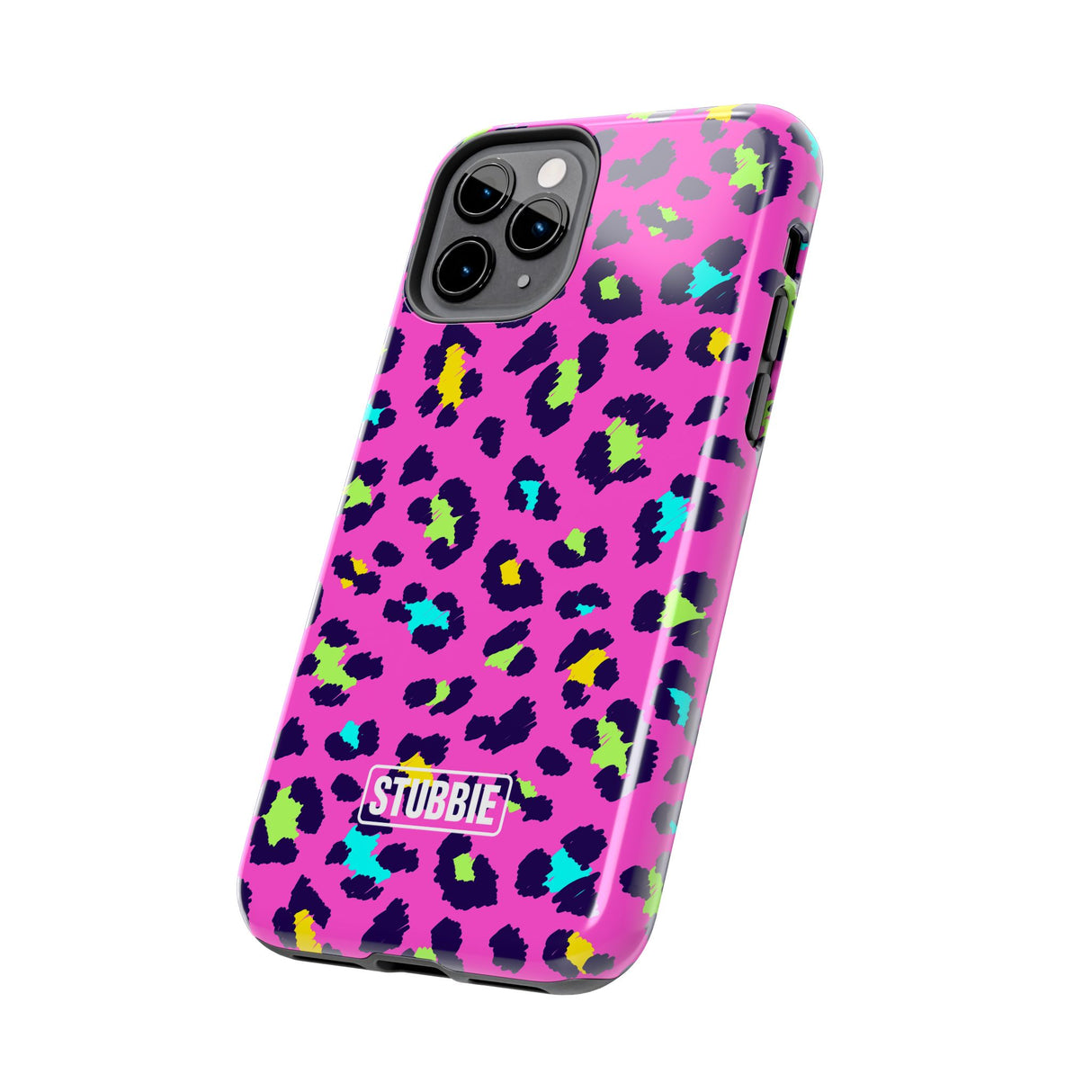 STUBBIE Phone Case for Apple iPhone - Disco Leopard Stubbie