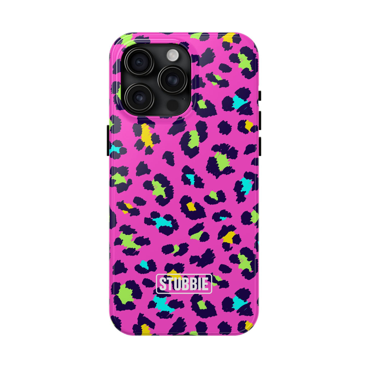 STUBBIE Phone Case for Apple iPhone - Disco Leopard Stubbie