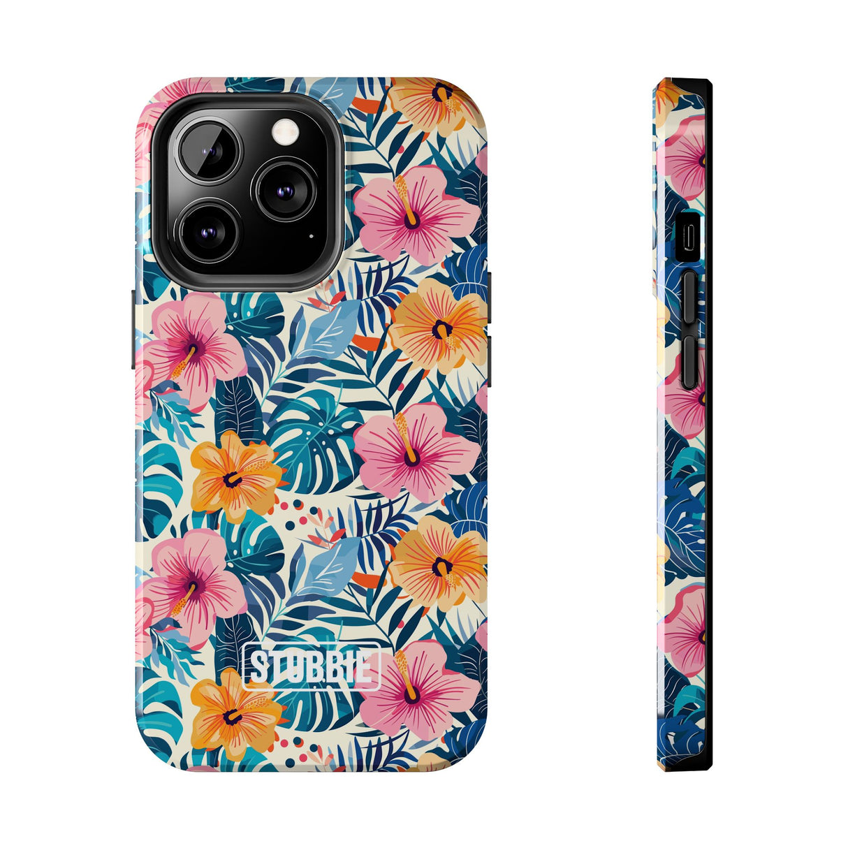 STUBBIE Phone Case for Apple iPhone - Jungle Fauna Stubbie