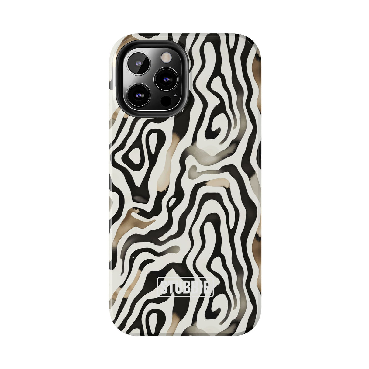 STUBBIE Phone Case for Apple iPhone - Weird Zebra Stubbie