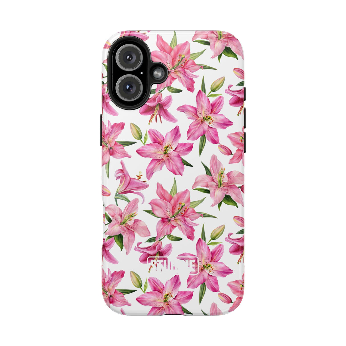 STUBBIE Phone Case for Apple iPhone - Pink Lily Flower Phone Case