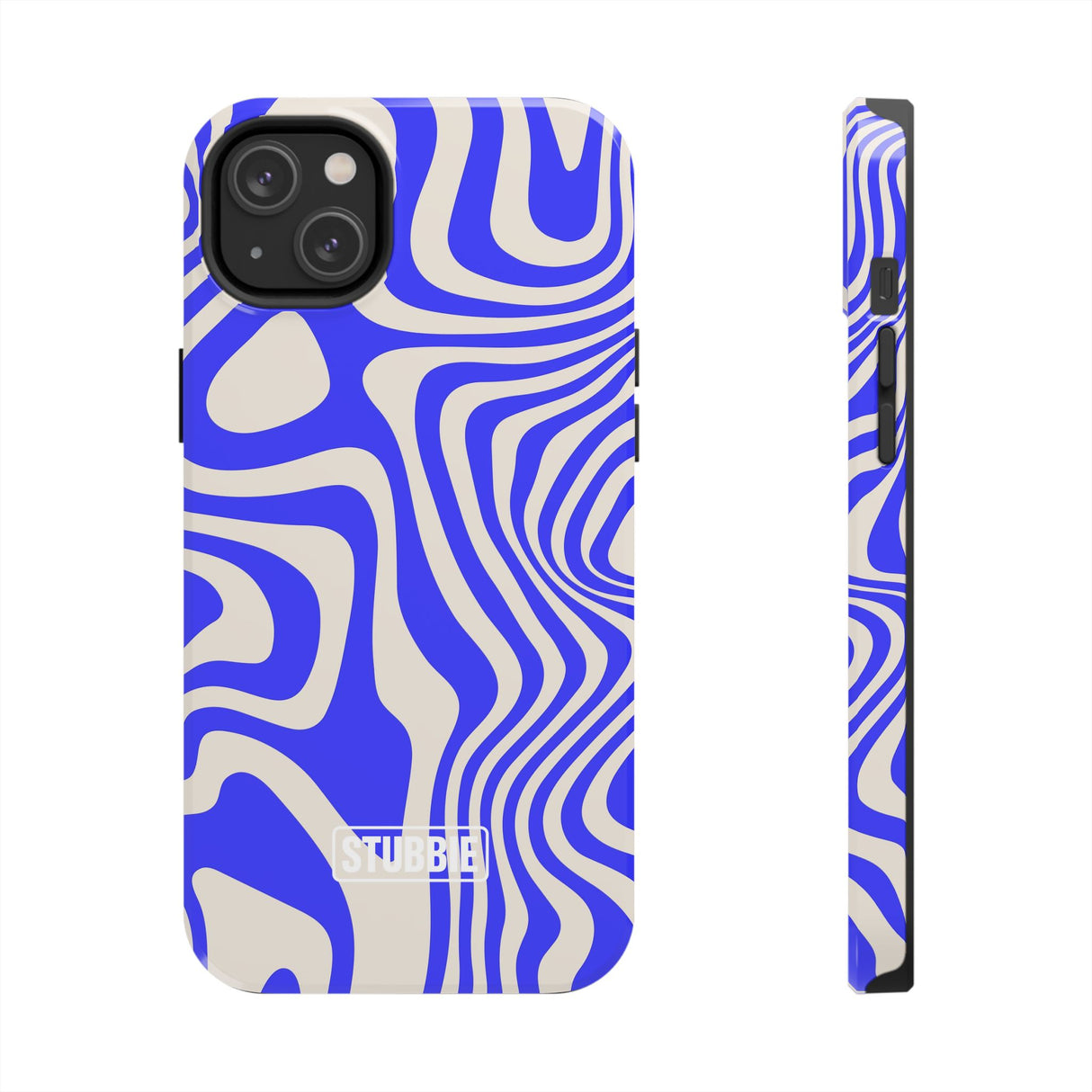 STUBBIE Phone Case for Apple iPhone - Crazy Blue Phone Case