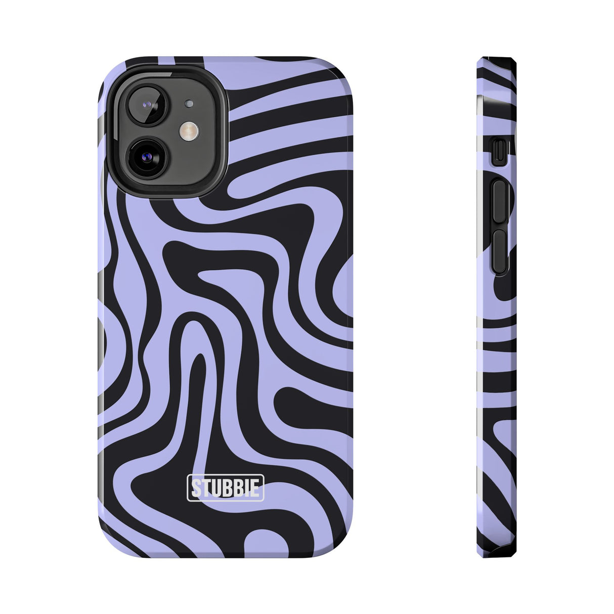 STUBBIE Phone Case for Apple iPhone - Crazy Zebra Stubbie