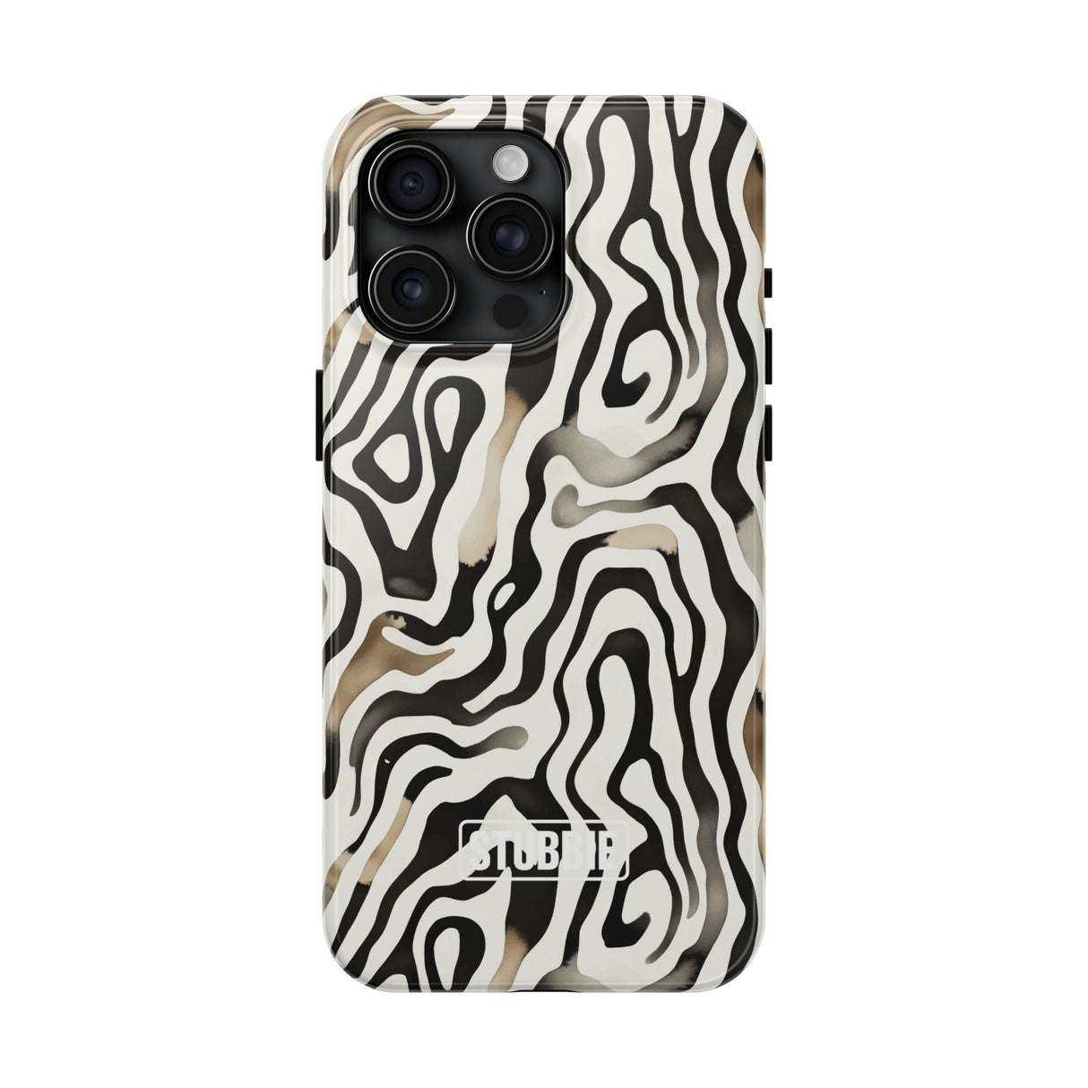 STUBBIE Phone Case for Apple iPhone - Weird Zebra Stubbie