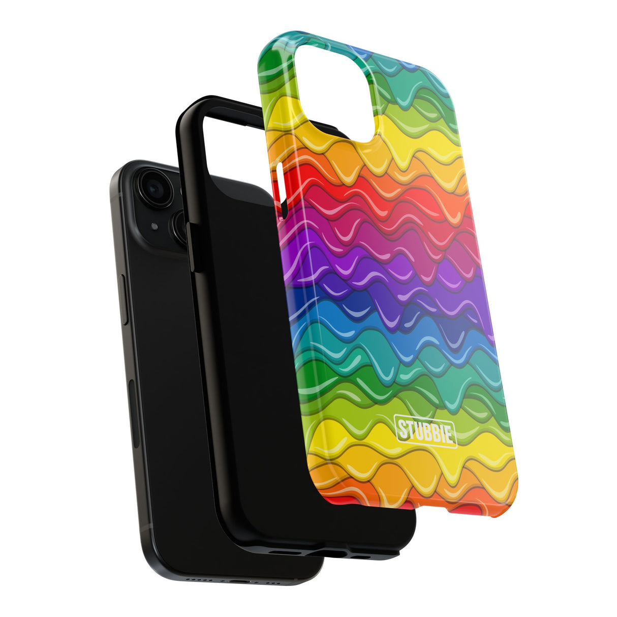 STUBBIE Phone Case for Apple iPhone - Rainbow Cake Phone Case