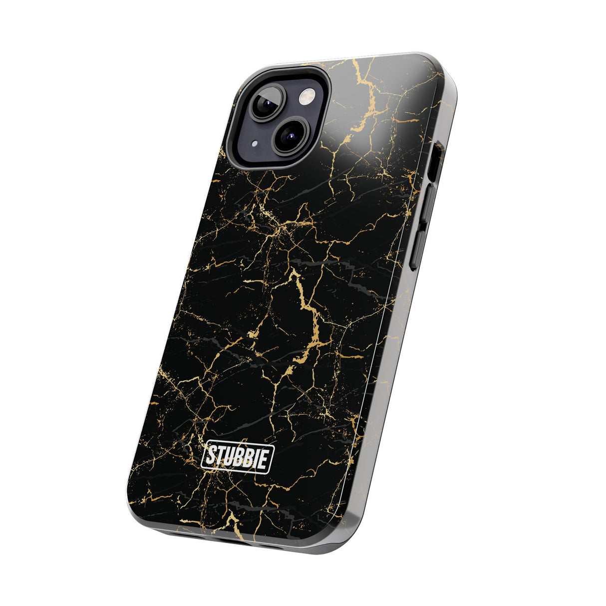 STUBBIE Phone Case for Apple iPhone - Midnight Black Marble Phone Case