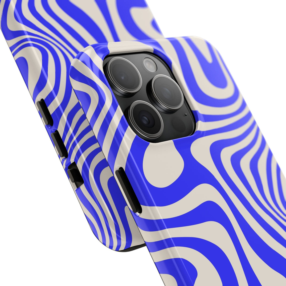 STUBBIE Phone Case for Apple iPhone - Crazy Blue Phone Case