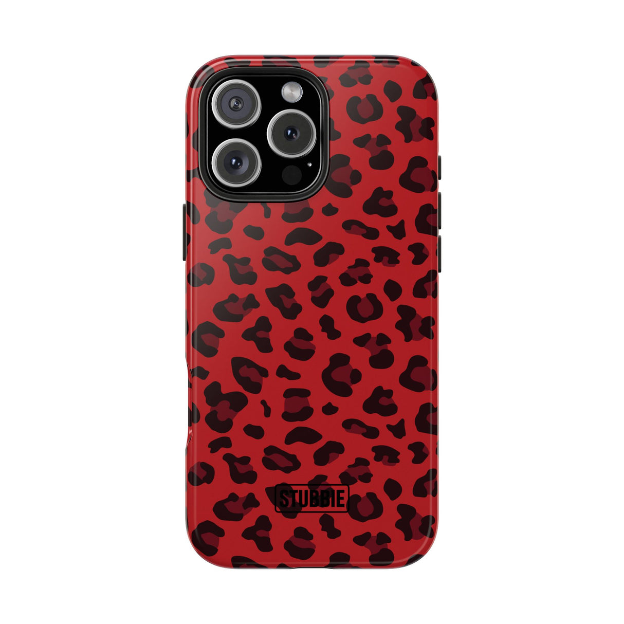 STUBBIE Phone Case for Apple iPhone - Red Leopard Phone Case