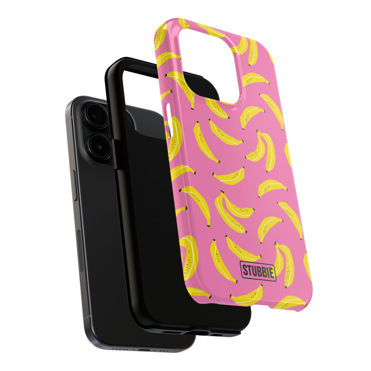 STUBBIE Phone Case for Apple iPhone - Pink Banana Phone Case