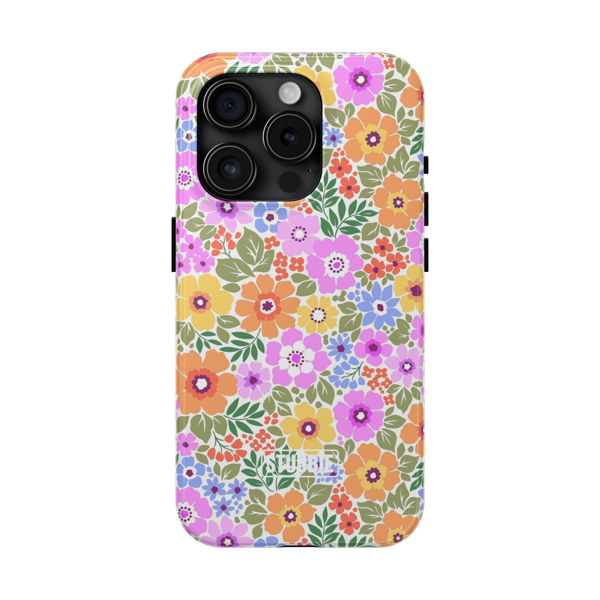 STUBBIE Phone Case for Apple iPhone - Petal Power Stubbie