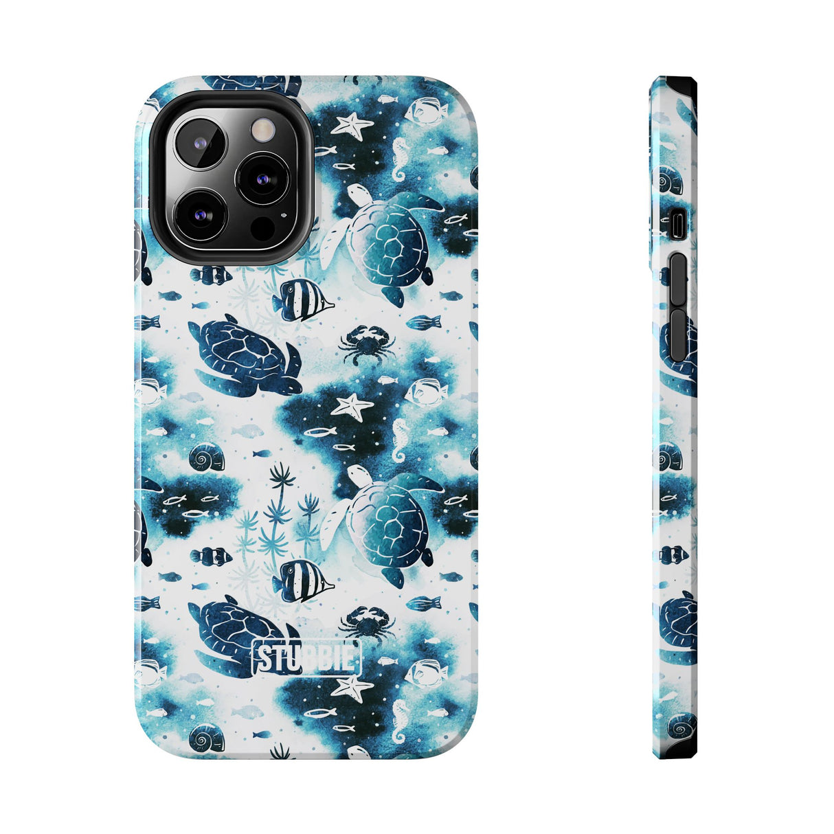 STUBBIE Phone Case for Apple iPhone - Fish And Turtle Phone Case