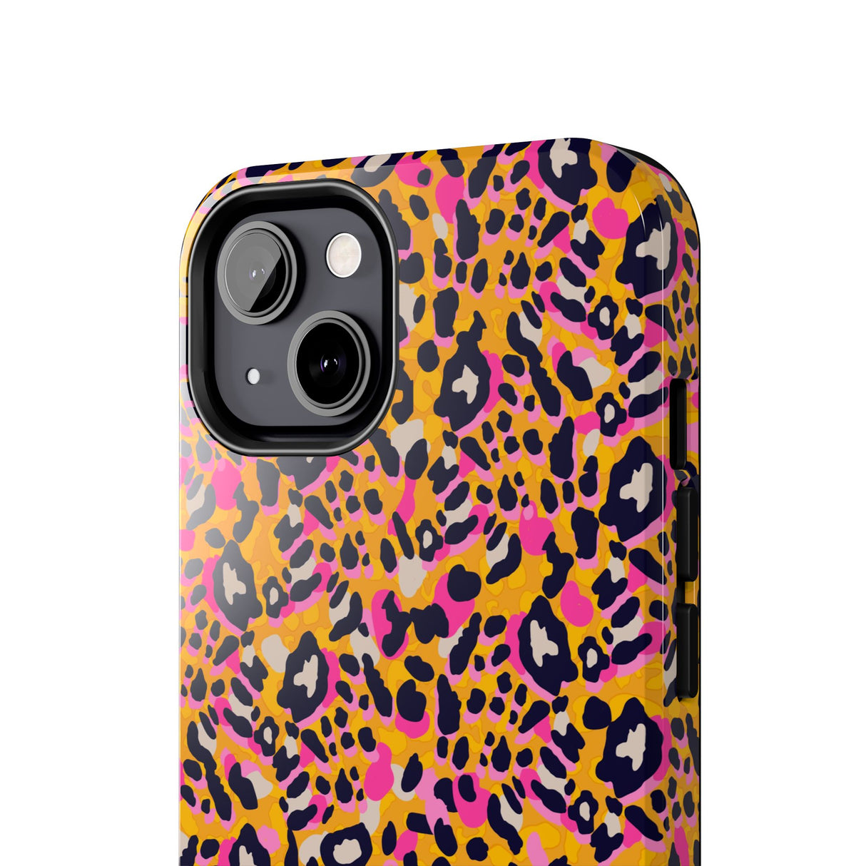 STUBBIE Phone Case for Apple iPhone - Pink Orange Leopard Phone Case