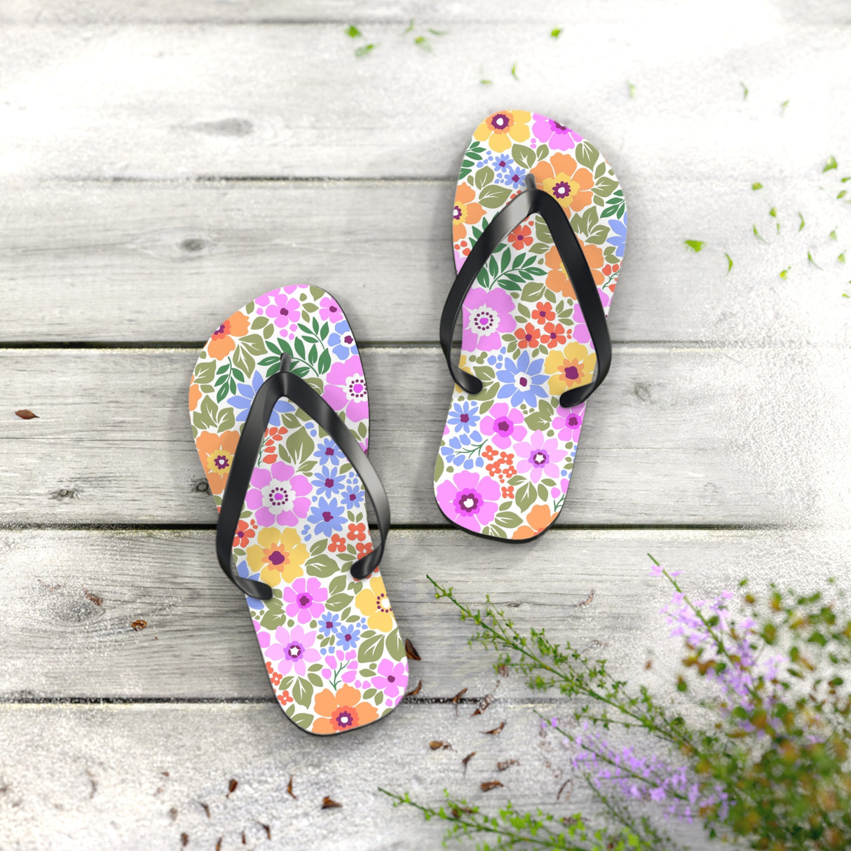 STUBBIE Flip Flops - Petal Power STUBBIE