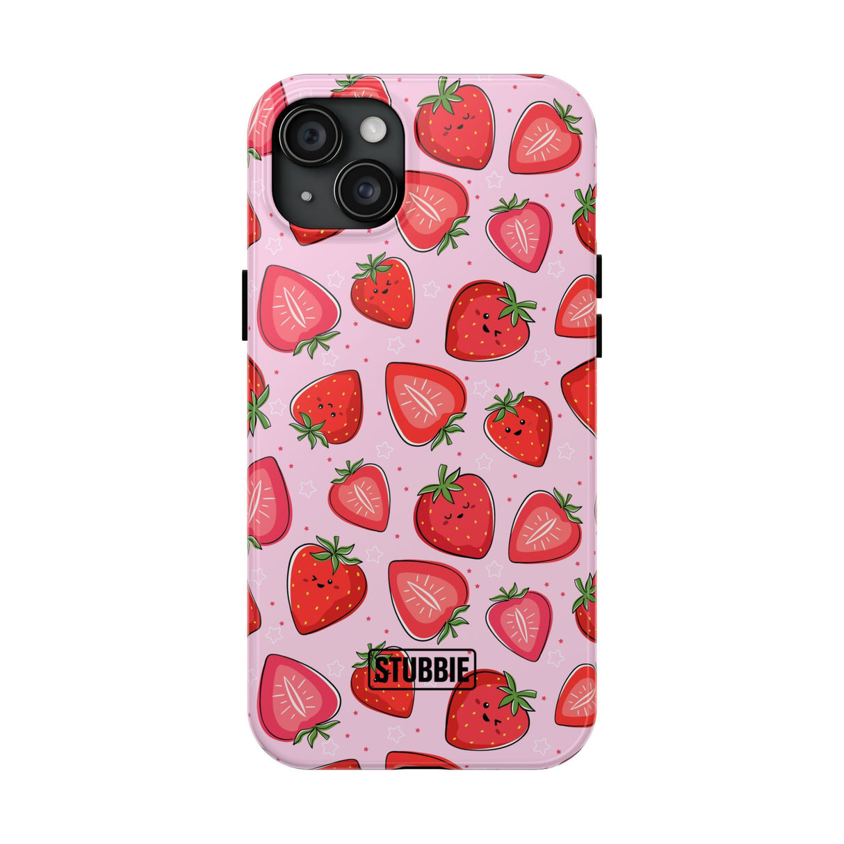STUBBIE Phone Case for Apple iPhone - Smile Strawberry Phone Case