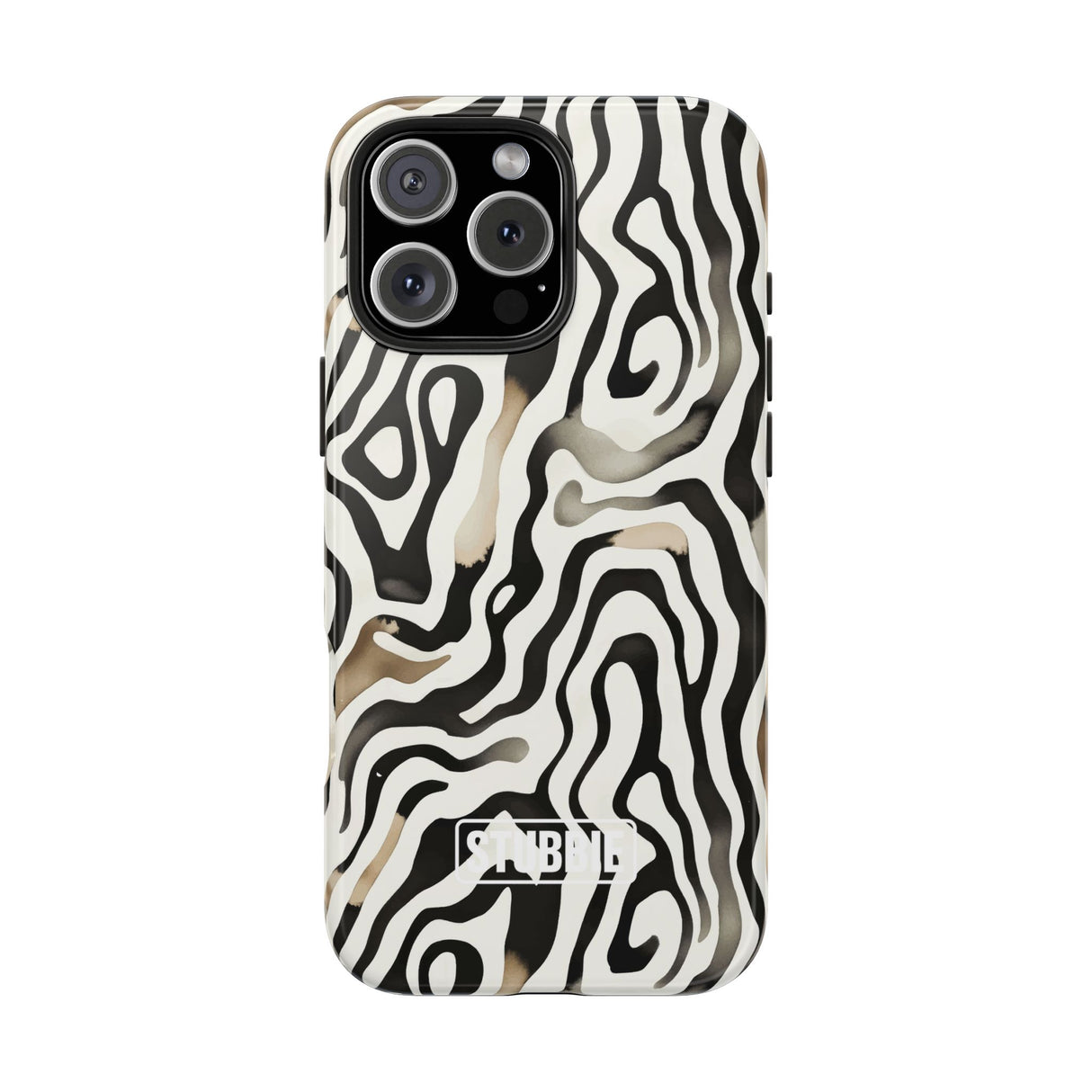 STUBBIE Phone Case for Apple iPhone - Weird Zebra Stubbie