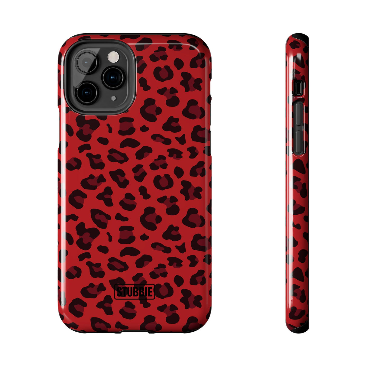 STUBBIE Phone Case for Apple iPhone - Red Leopard Phone Case