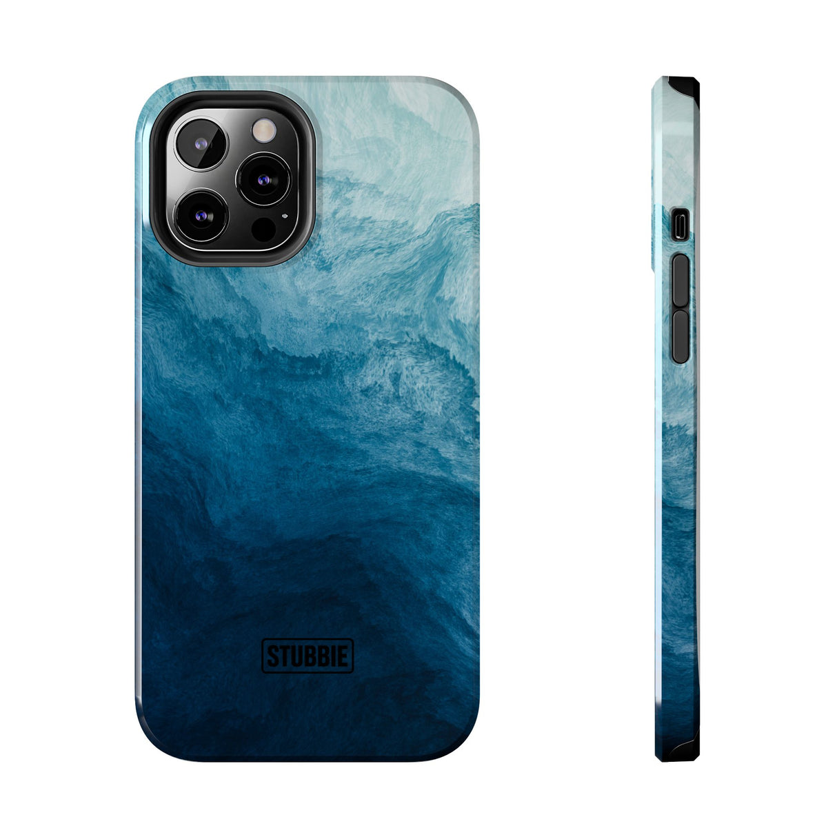 STUBBIE Phone Case for Apple iPhone - Blue Marble Phone Case