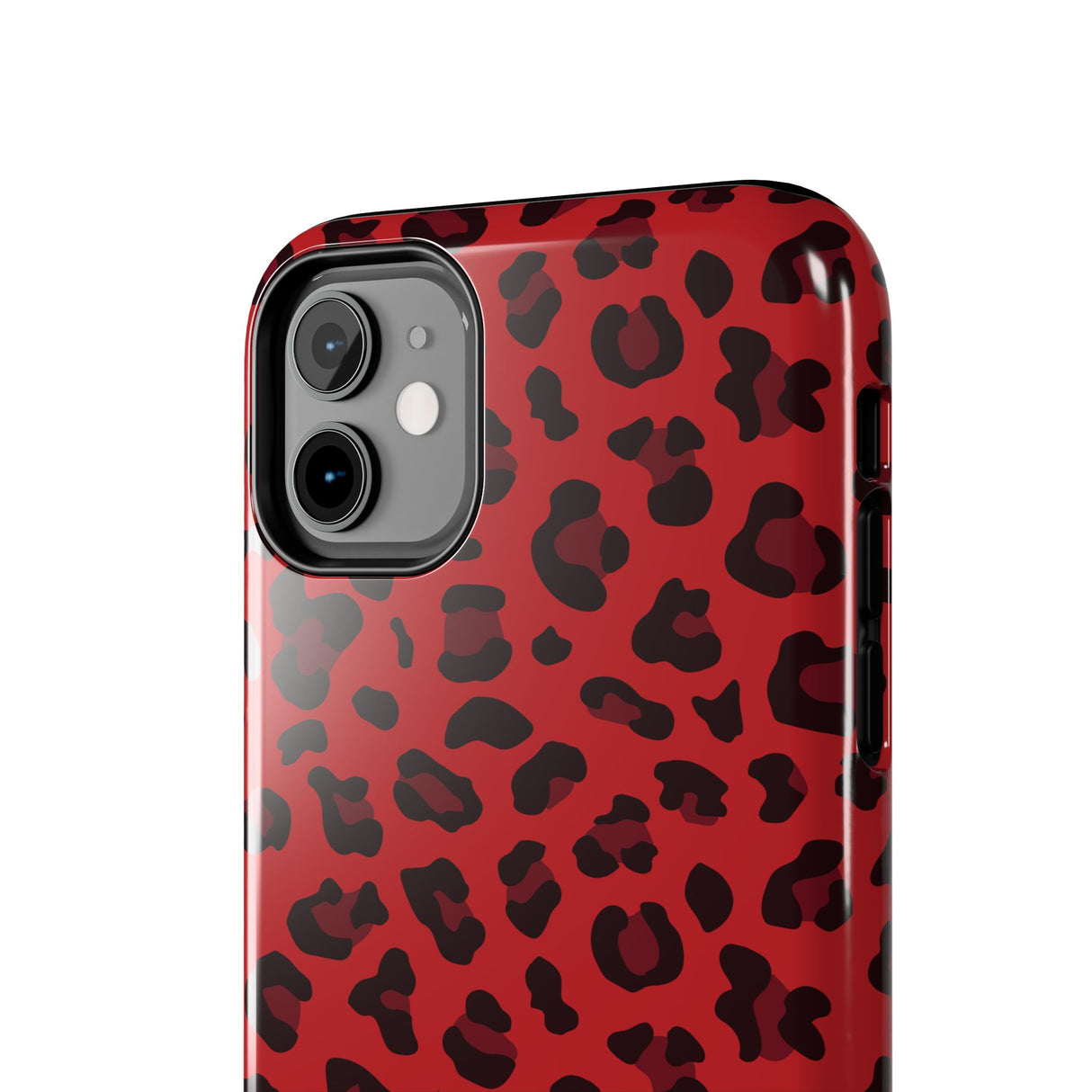 STUBBIE Phone Case for Apple iPhone - Red Leopard Phone Case