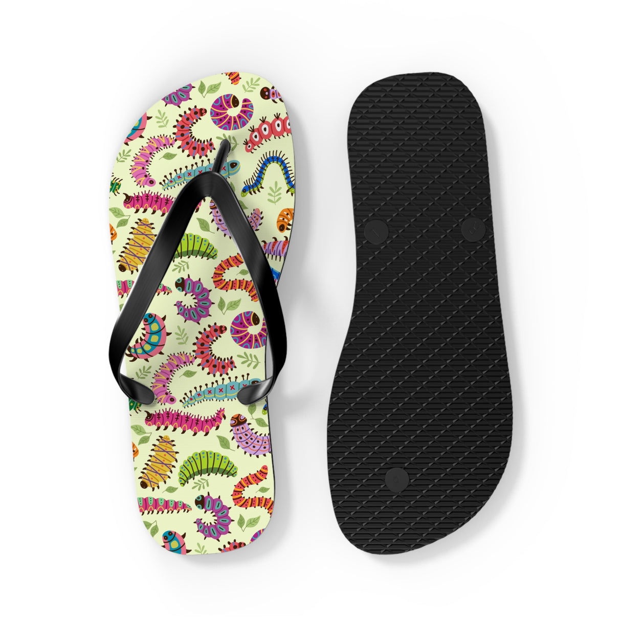 Caterpillar Flip Flops