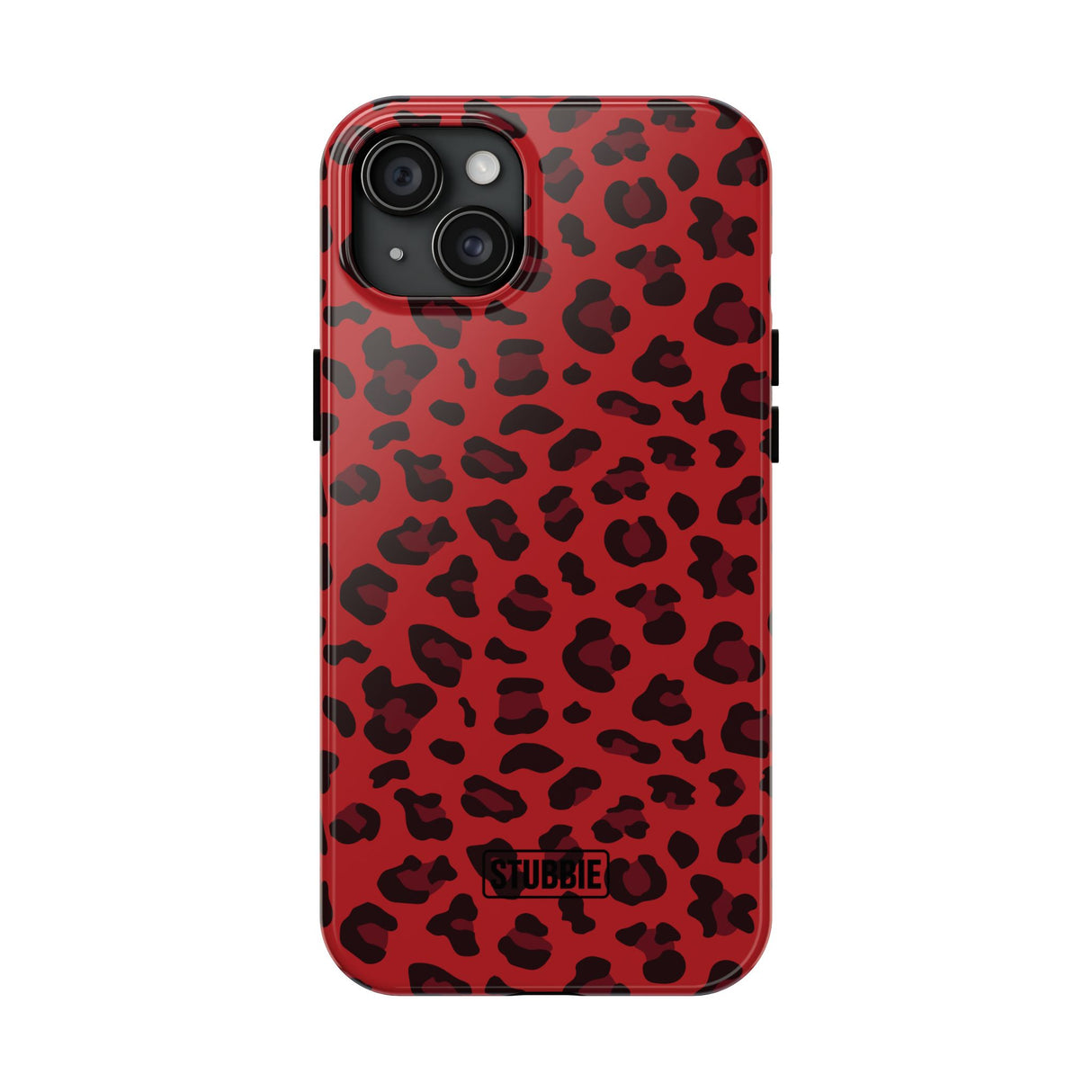 STUBBIE Phone Case for Apple iPhone - Red Leopard Phone Case