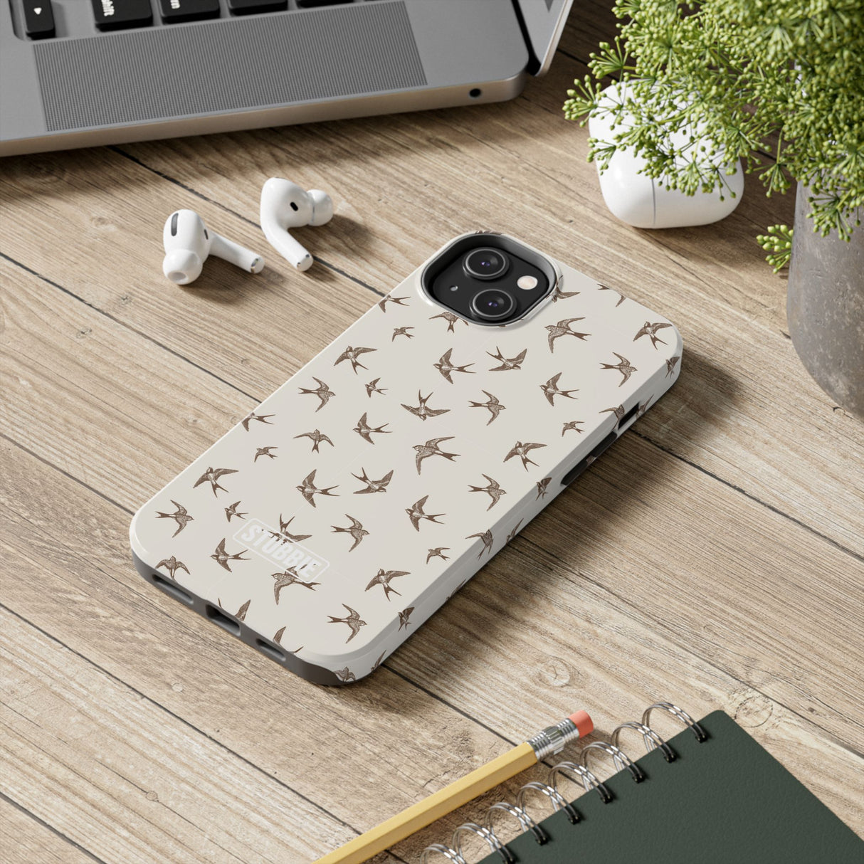 STUBBIE Phone Case for Apple iPhone - Bird Flying Phone Case