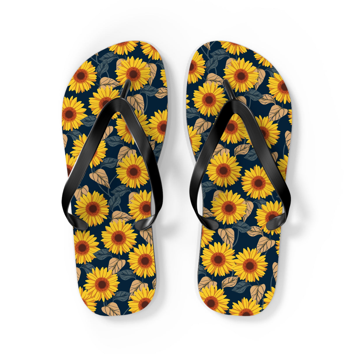 Sunflower Flip Flops