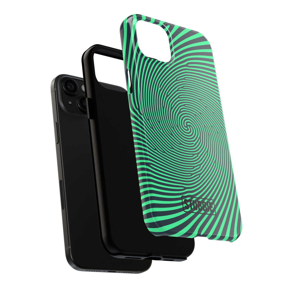 STUBBIE Phone Case for Apple iPhone - Green Thumb Stubbie