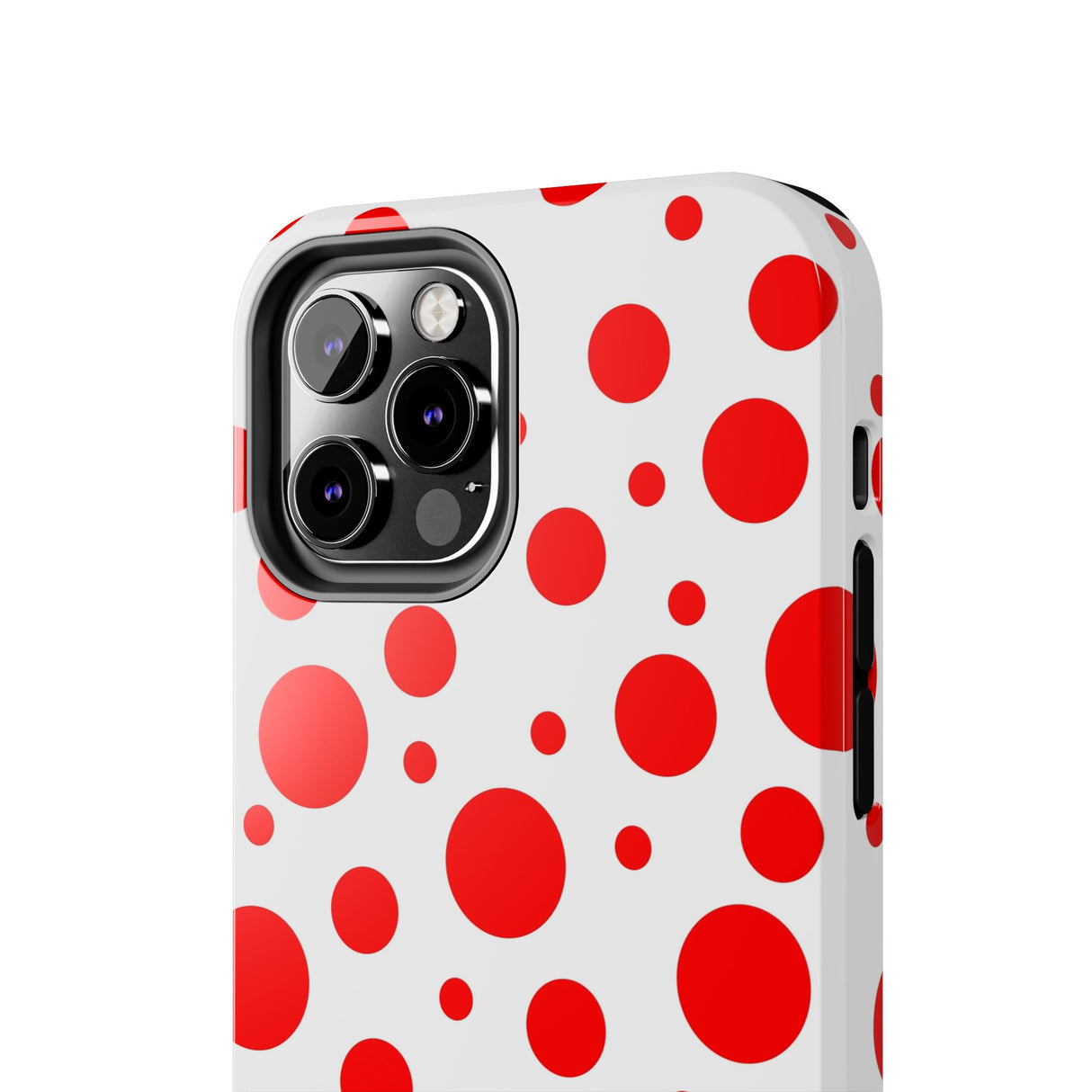 STUBBIE Phone Case for Apple iPhone - Red Polka Dot Phone Case