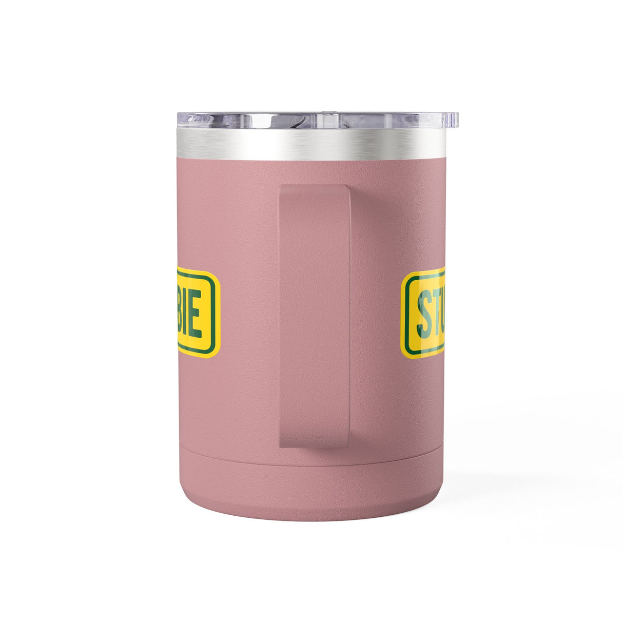 STUBBIE Coffee Mug Tumbler, 15oz - Aussie Yellow Stubbie