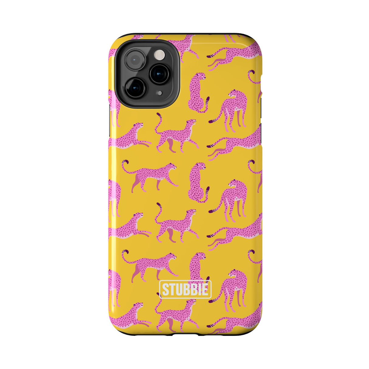 STUBBIE Phone Case for Apple iPhone - Pink Cheetah Phone Case