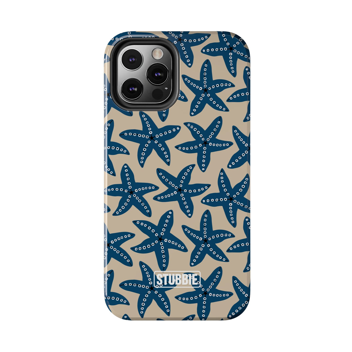 STUBBIE Phone Case for Apple iPhone - Blue Starfish Stubbie
