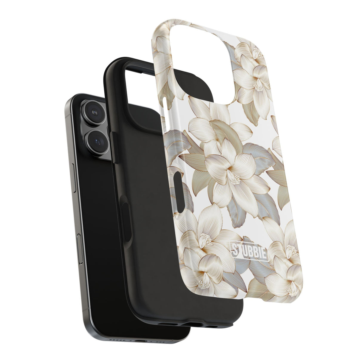 STUBBIE Phone Case for Apple iPhone - White Flowers Phone Case