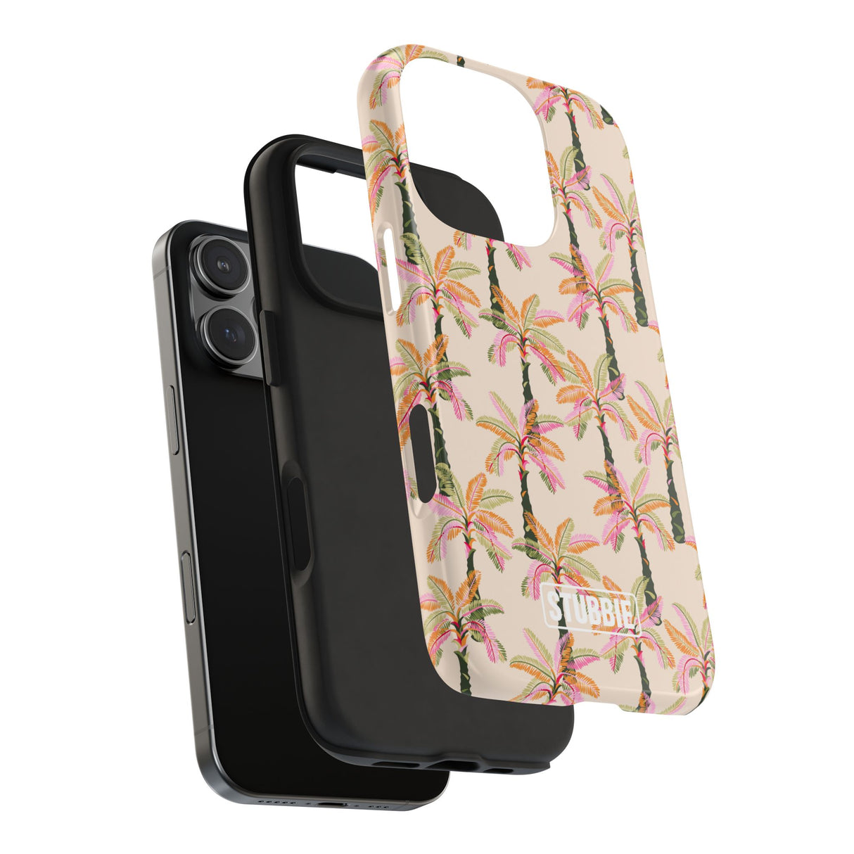STUBBIE Phone Case for Apple iPhone - Pink Palm Stubbie