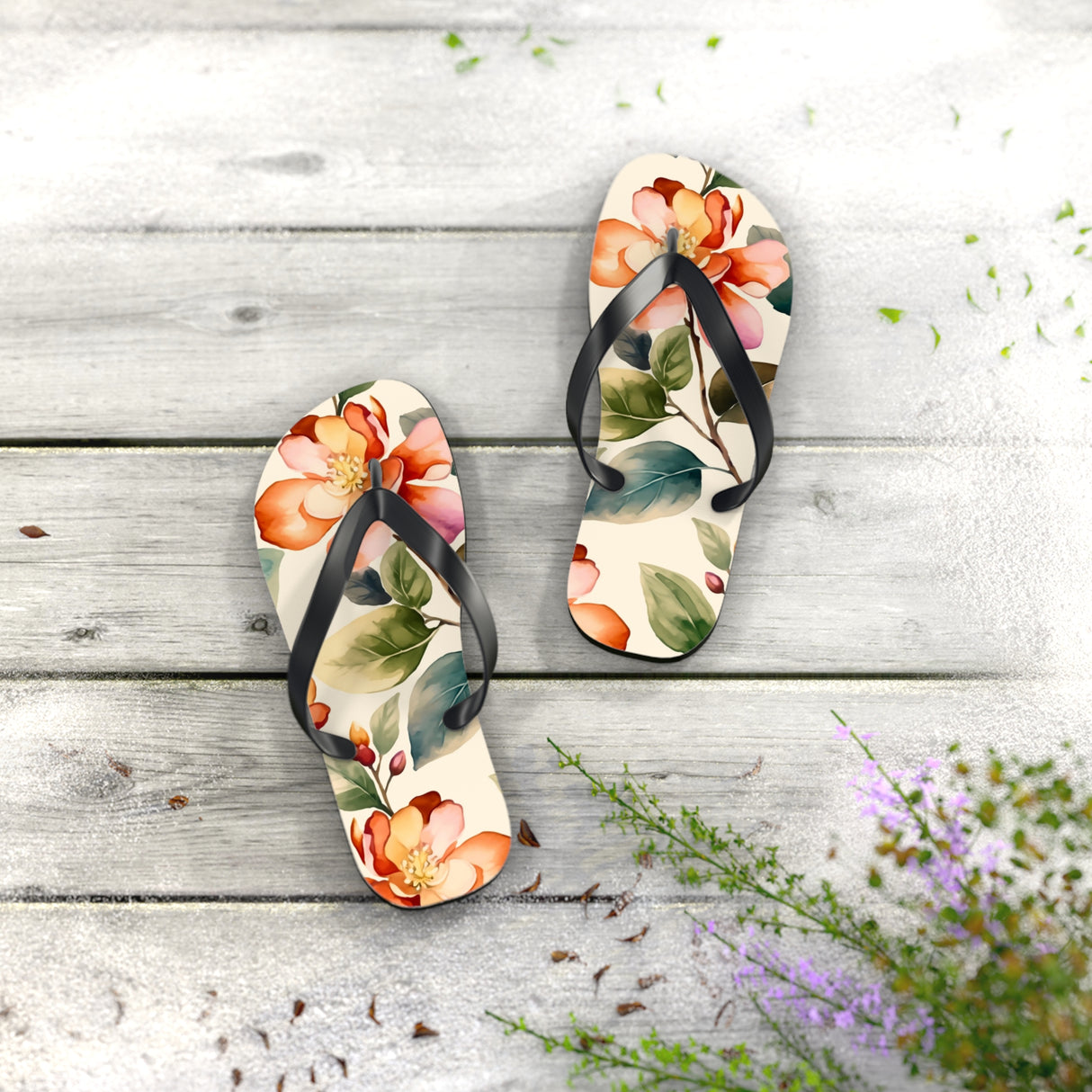 STUBBIE Flip Flops - Flower Power STUBBIE