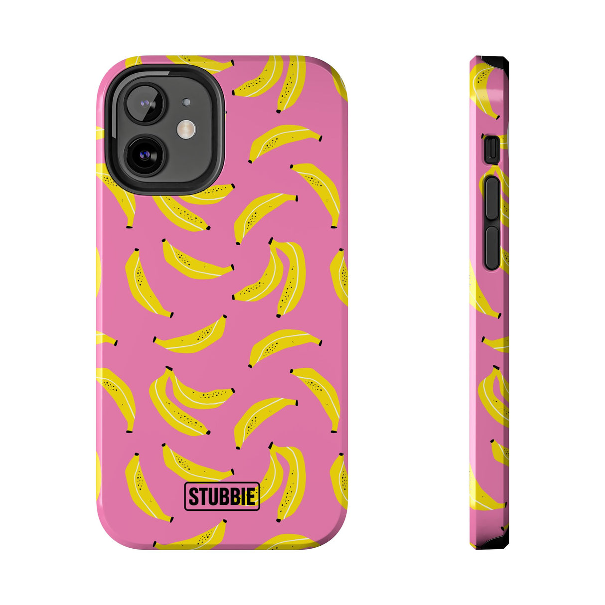 STUBBIE Phone Case for Apple iPhone - Pink Banana Phone Case